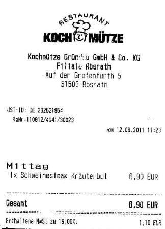happyticket Hffner Kochmtze Restaurant